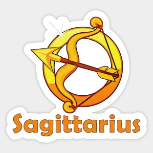 Sagittarius zodiac sign Sticker